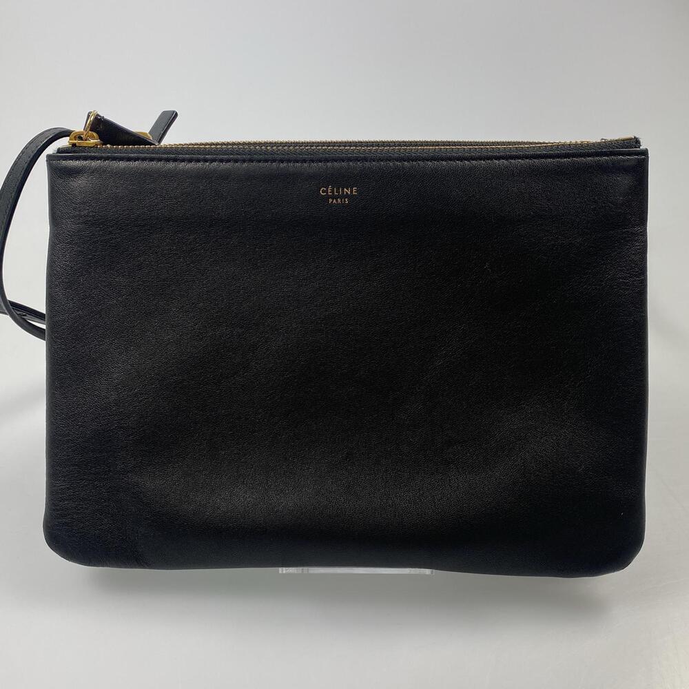 Celine Shoulder Bag TRIO Black